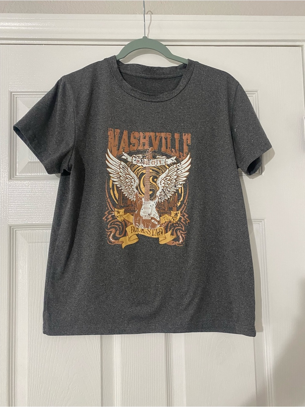 Nashville Graphic Tee for Kids - Charcoal